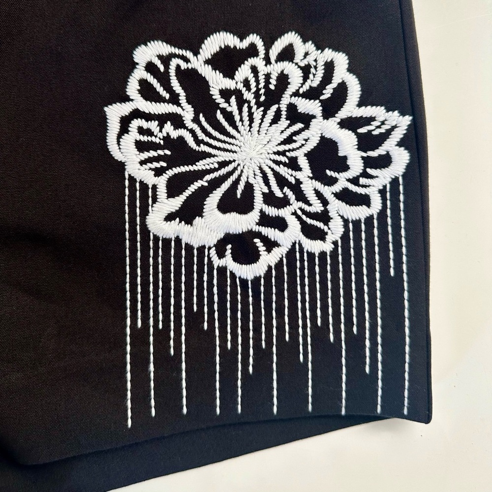 Maeve Embroidered Micro Shorts - Size 2 (US) - Picture 7 of 11